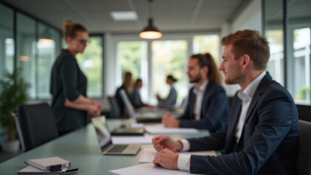 Profesionální kancelář naší společnosti s týmem poradců