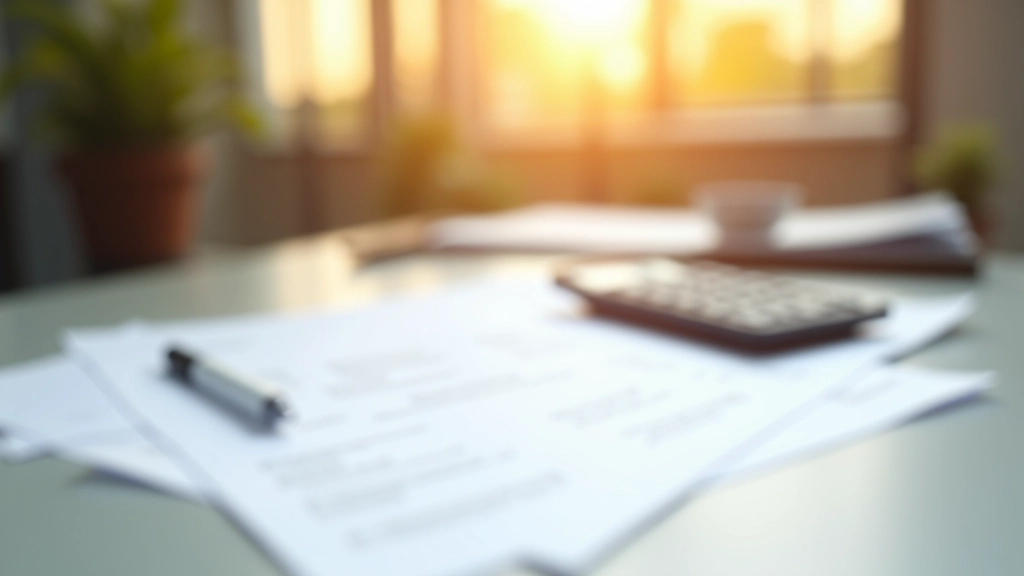 Průvodce stavebním spořením, dokumenty a kalkulačka na stole